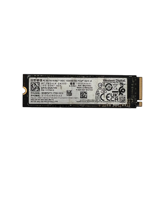 Western Digital SN730 NVMe 1024GB (Test Results in Images) - Low Hours