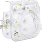 Transparent Small Camera Bag PVC Case with Shoulder Strap for Fujifilm Instax