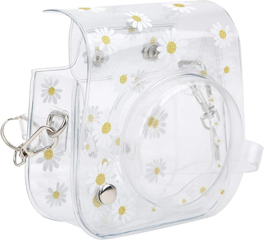 Transparent Small Camera Bag PVC Case with Shoulder Strap for Fujifilm Instax