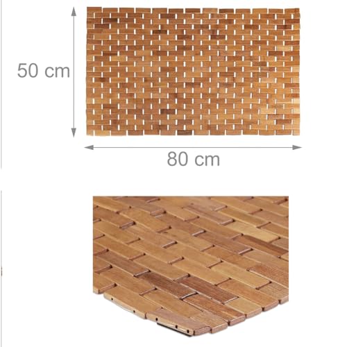 Bamboo Anti-Slip Bath Mat