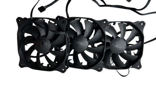 3x Vortex WB 120 Cougar Case/Radiator Fans (Used-Working)
