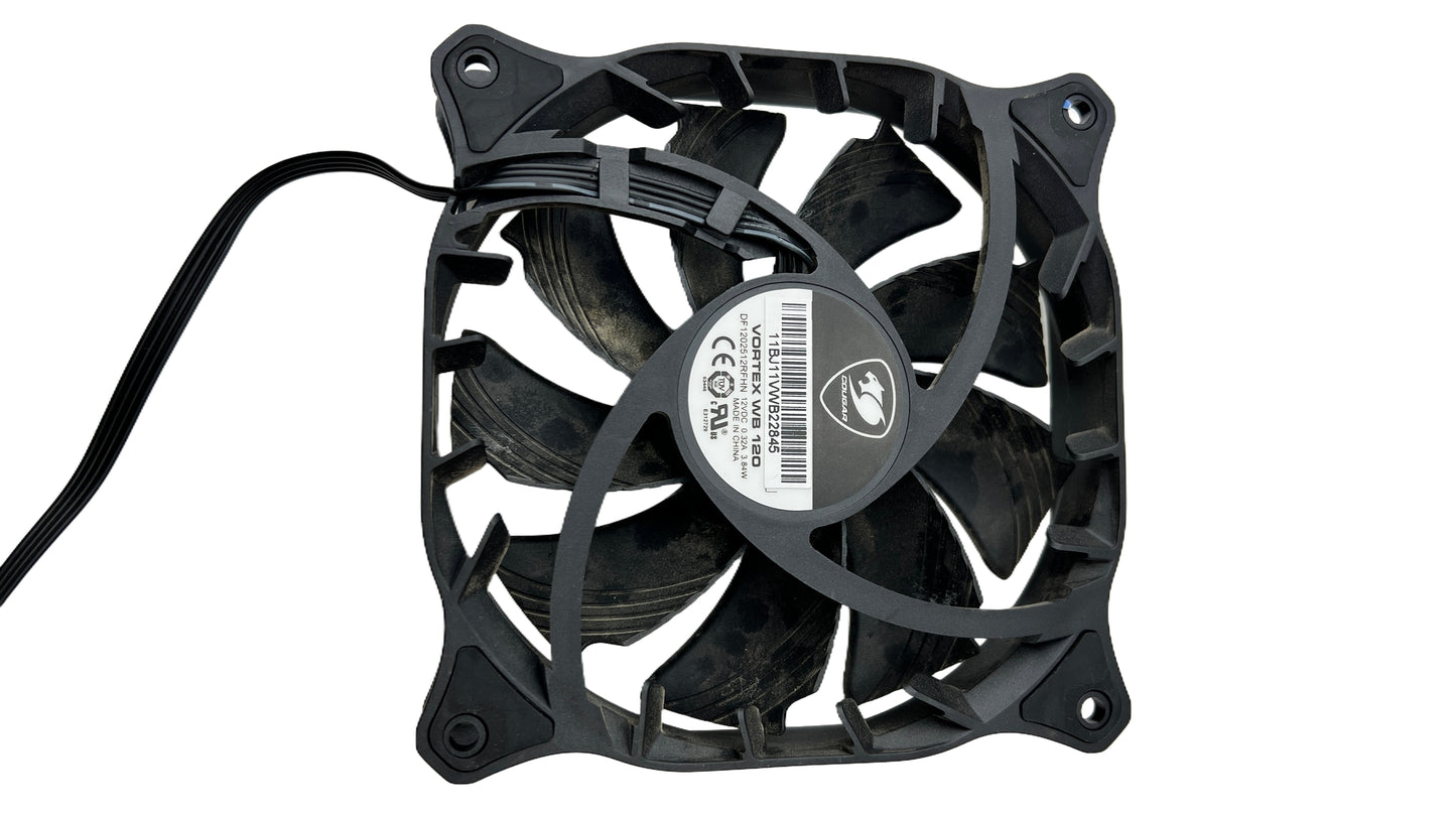 3x Vortex WB 120 Cougar Case/Radiator Fans (Used-Working)