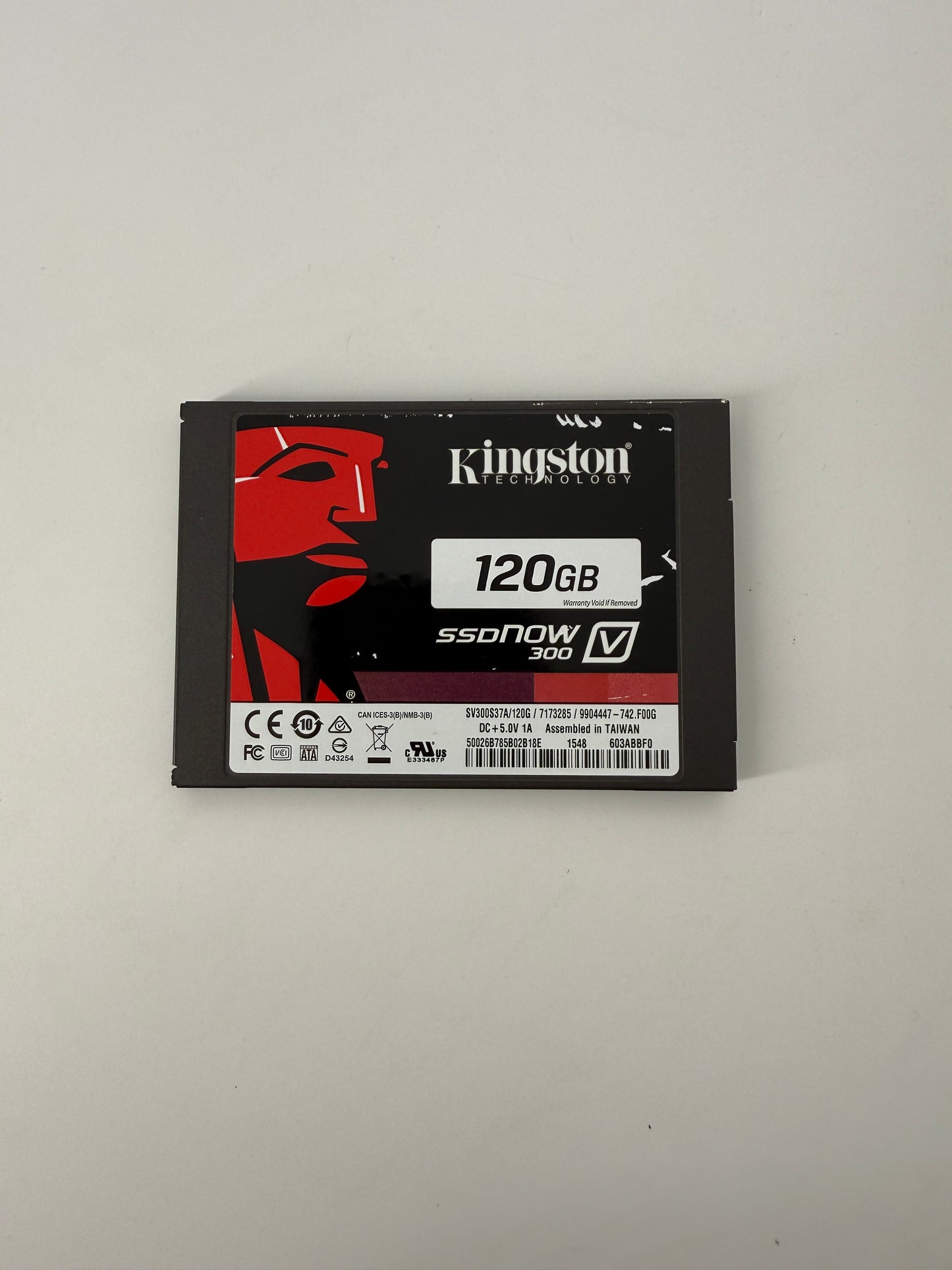 Kingston SV300S37A/120G SSD V300 Series 120GB 2.5" SATAIII Solid State Drive