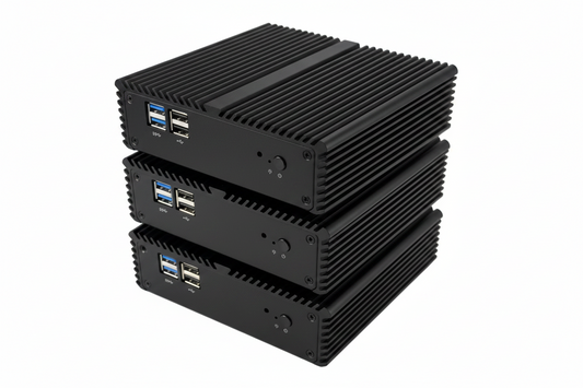 Intel 7th Gen Mini PC pc-qotom-q150p Windows 10, 60GB SSD mSATA, Two HDMI Ports, WIFI