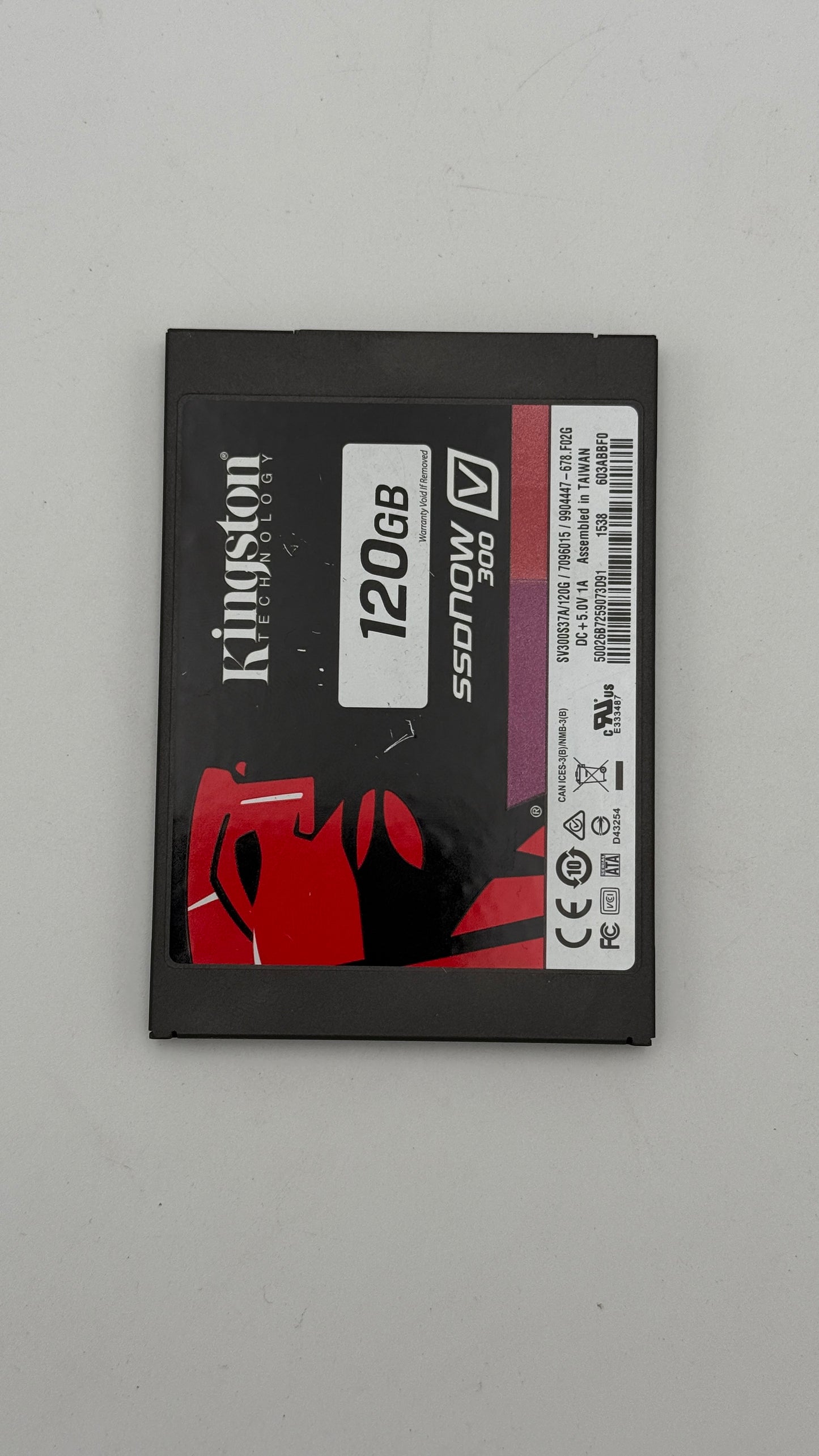 Kingston SV300S37A/120G SSD V300 Series 120GB 2.5" SATAIII Solid State Drive 50026B7259073D91