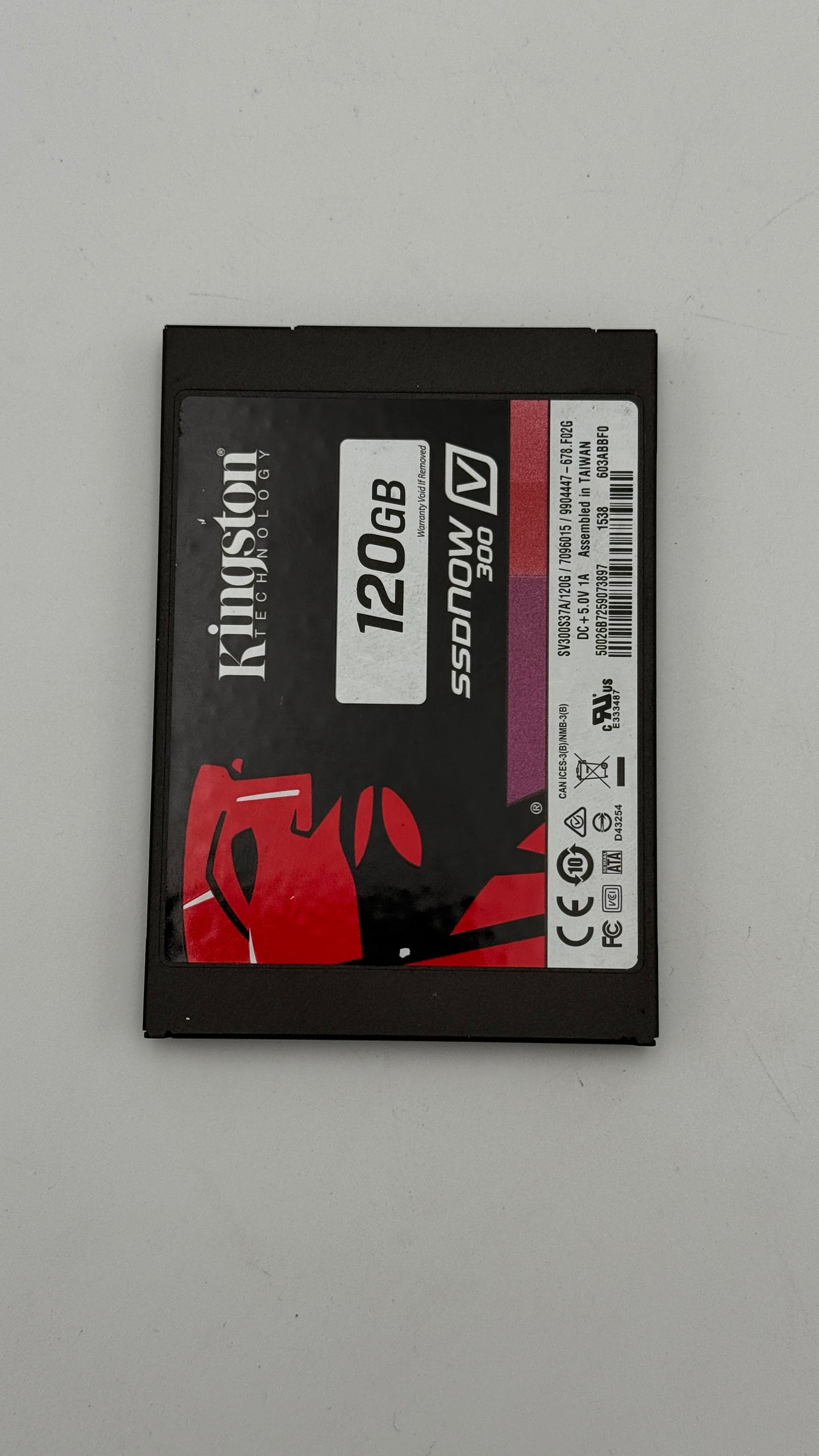 Kingston SV300S37A/120G SSD V300 Series 120GB 2.5" SATAIII Solid State Drive 50026B7259073897