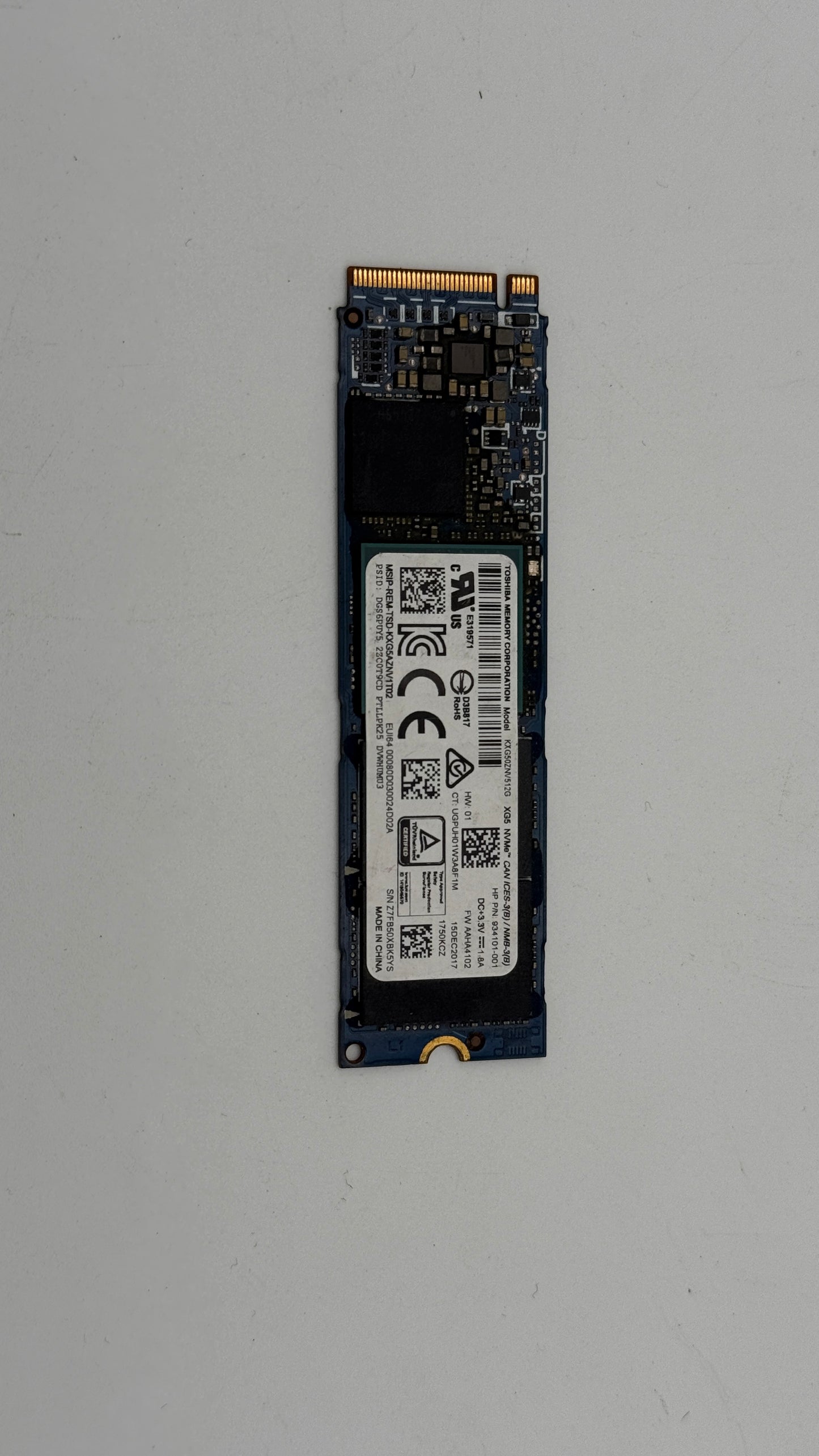 KXG50ZNV512G TOSHIBA 512 GB NVMe M.2 2280 SSD (Test Results In Images) (4)