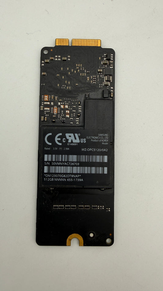 Samsung MZ-DPC5120/0A2 Apple part numbers 655-1739A and 655-1795A