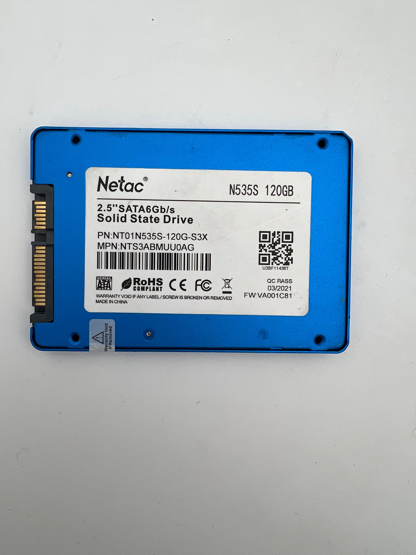 Netac SSD 120GB : 120.0 GB