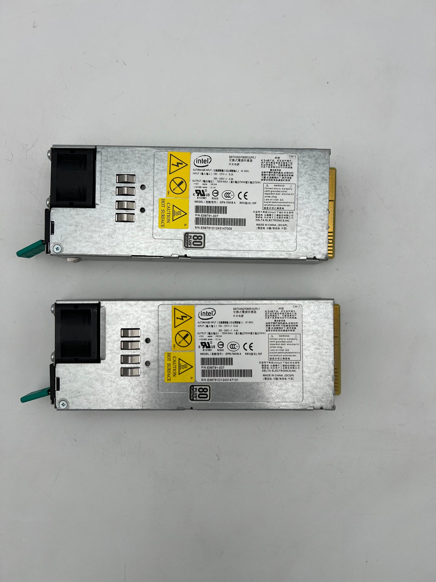 Intel 80 Plus Platinum 750W 12V-62A Switching Power Supply DPS-750XBA