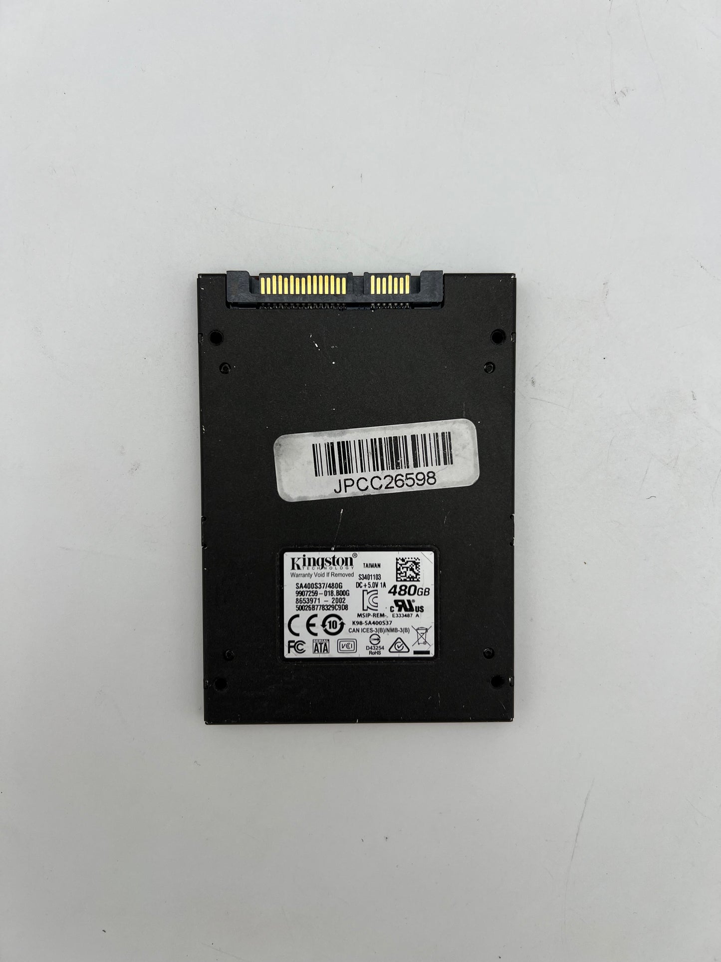 KINGSTON SA400S37480G 2.5' 480 GB SSD (Test Results in images)
