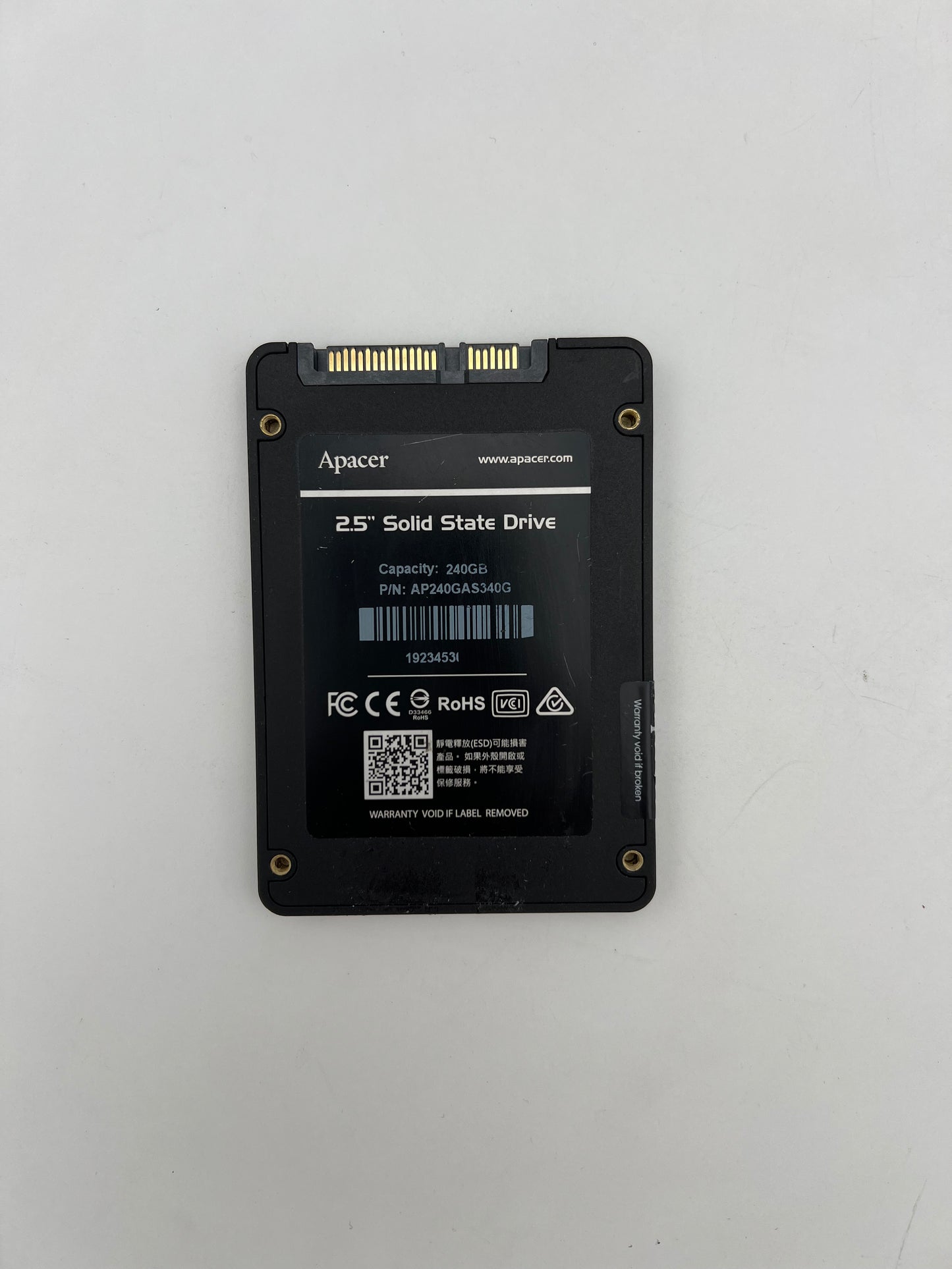 Apacer AS340 2.5' SSD 240GB (Test Results in images)