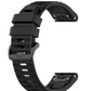 Garmin Fenix 5/Fenix 6/Forerunner 935 22MM Silicone Replacement Black Strap