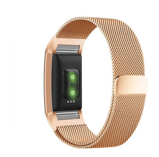 S/Steel Milanese Strap for Fitbit Charge 2 (M/L)