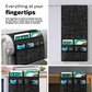 Maisonware 6 Pocket Armrest Caddy Remote Control Holder and Organise