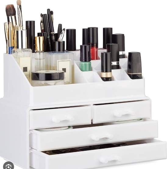 Styleberry 4-Piece Detachable Makeup Storage Drawer Set