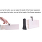 Expandable Drawer Divider Organiser/ Set Of 6