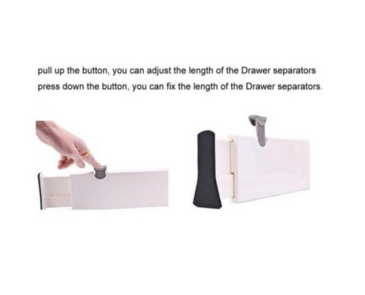 Expandable Drawer Divider Organiser/ Set Of 6