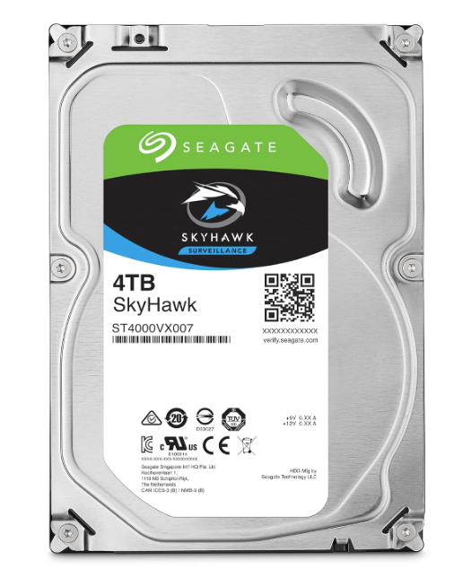 SEAGATE ST4000VX007 Skyhawk 4TB ZDH4NAF1 Test Results In Images