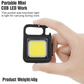 Multi-function Aluminum Rechargeable Keychain Mini Led Portable Work Light