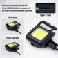 Multi-function Aluminum Rechargeable Keychain Mini Led Portable Work Light