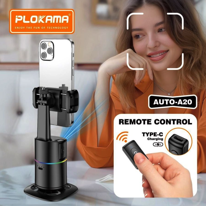 Plokama A20 360' Smart Shooting Gimbal With AI