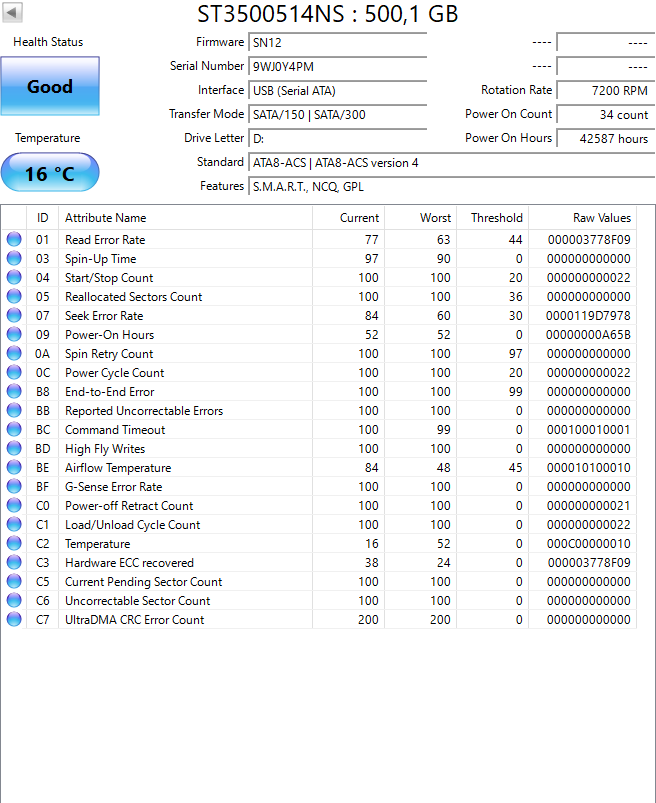 Seagate Constellation ES 500GB 3.5" Enterprise SATA Hard Drive (Test Results In Images)