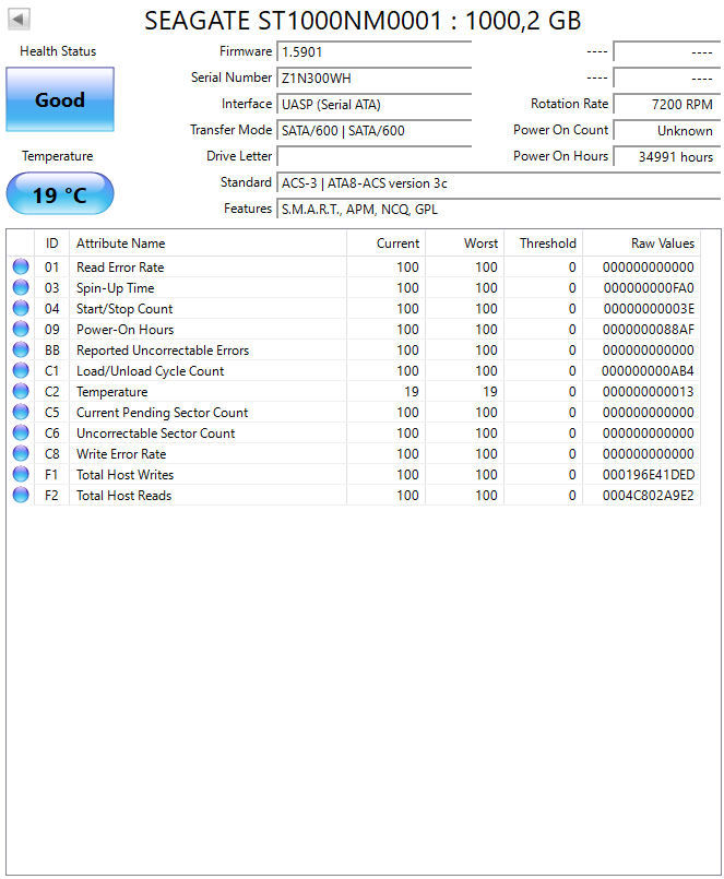 SEAGATE Constellation ES.3 3.5' 1TB Hard Drive SAS (Test Results in images)