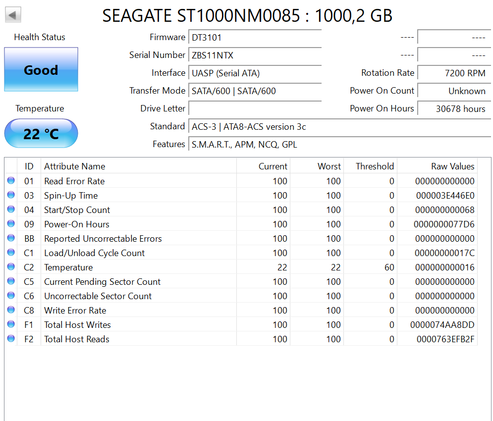 Dell Enterprise Capacity 1.0TB Hard Drive (3) Test Results In Images