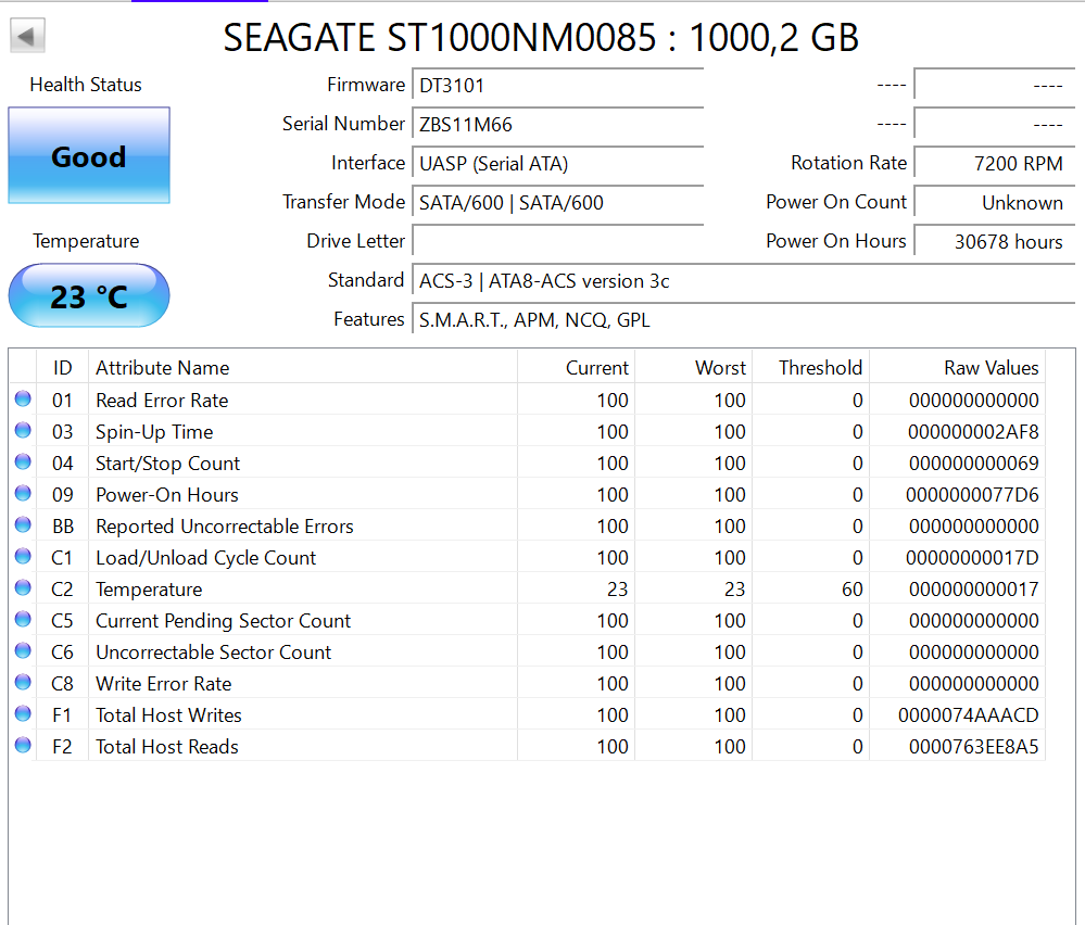 Dell Enterprise Capacity 1.0TB Hard Drive (3) Test Results In Images