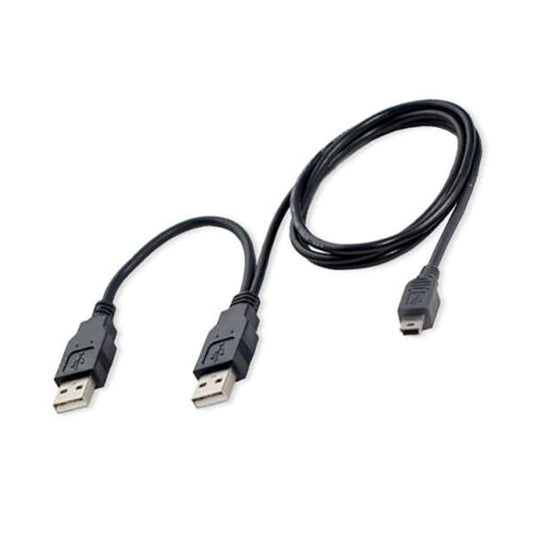 USB X2 To 1X Mini USB