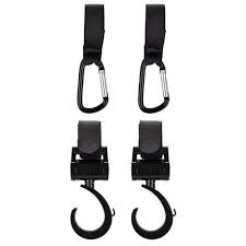 4 Pack Baby Stroller Hooks Clips Multifunctional Universal Hook for Hanging