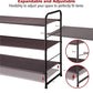 Maisonware 3-Tier Adjustable Stackable Shoe Rack Storage Organiser