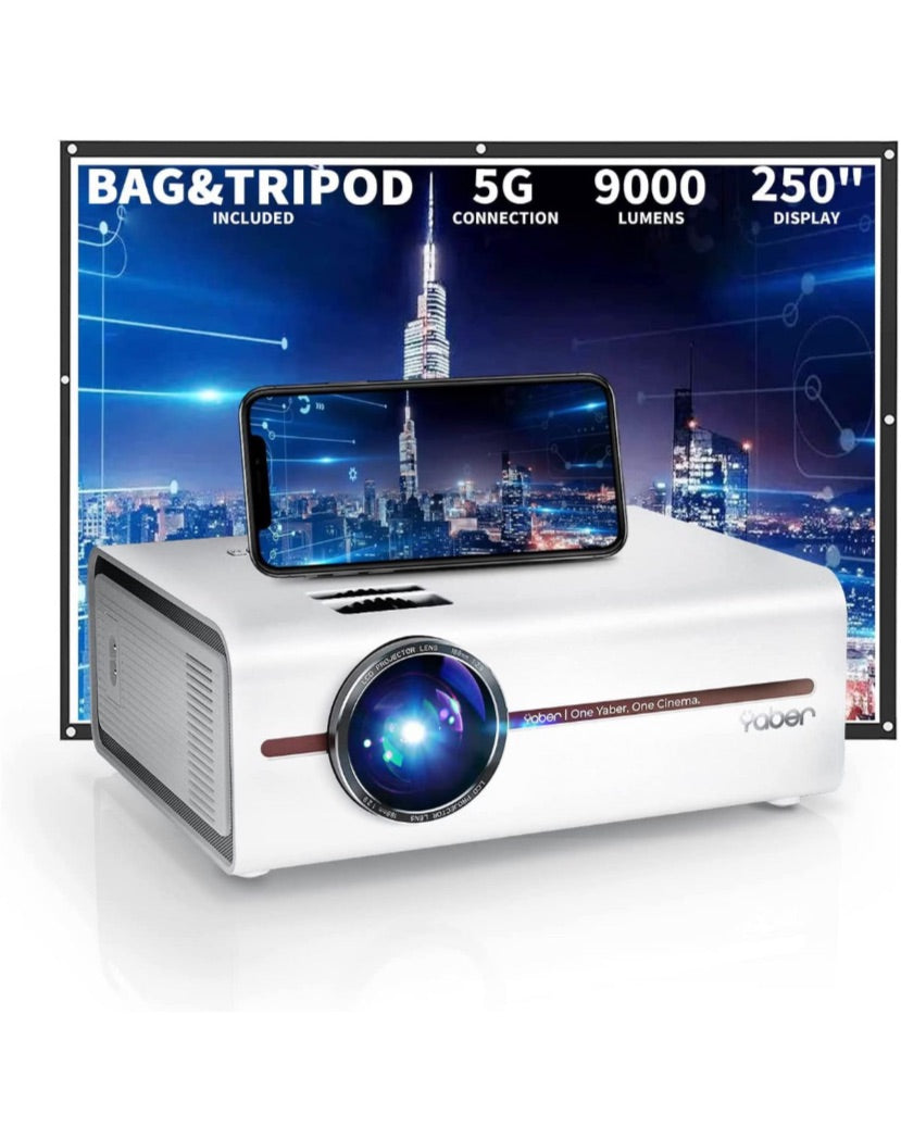 Yaber V5 5G WiFi Bluetooth 5.0 Mini 720P Native Projector