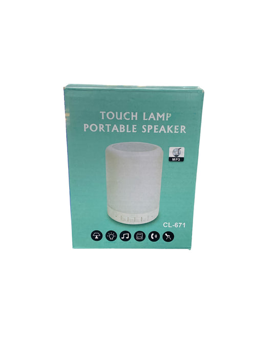 Portable Speaker with Touch Lamp