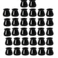 Maisonware Black Silicone Chair Tip Floor Protectors – 32 Pieces