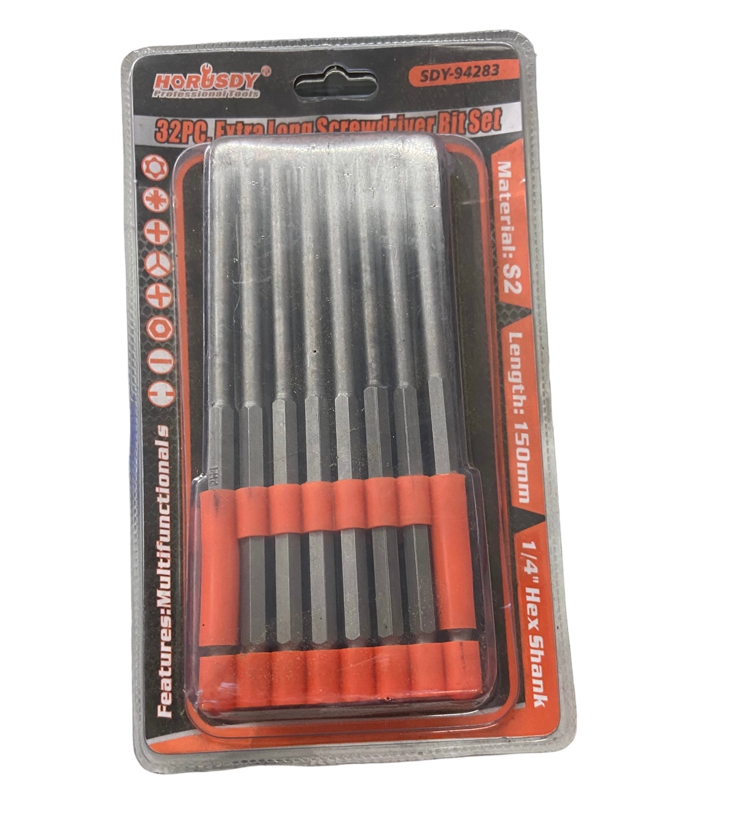 Extra Long Screwdriver Bit Set 32PC