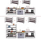 Maisonware 3-Tier Adjustable Stackable Shoe Rack Storage Organiser