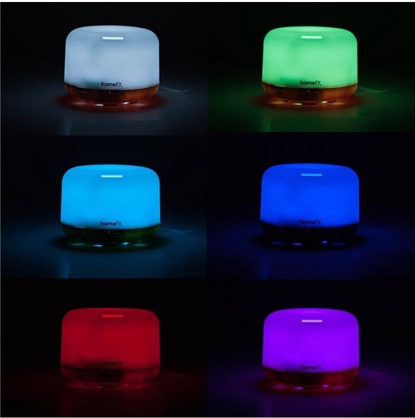 HomeFX Essential Oil Diffuser with 7 LED Colours