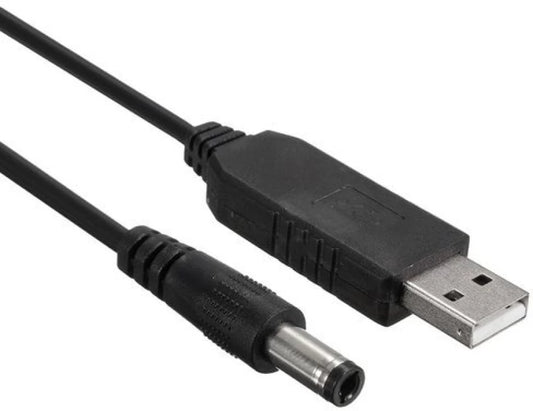 DC USB Power Cable-DC 5V to 12V