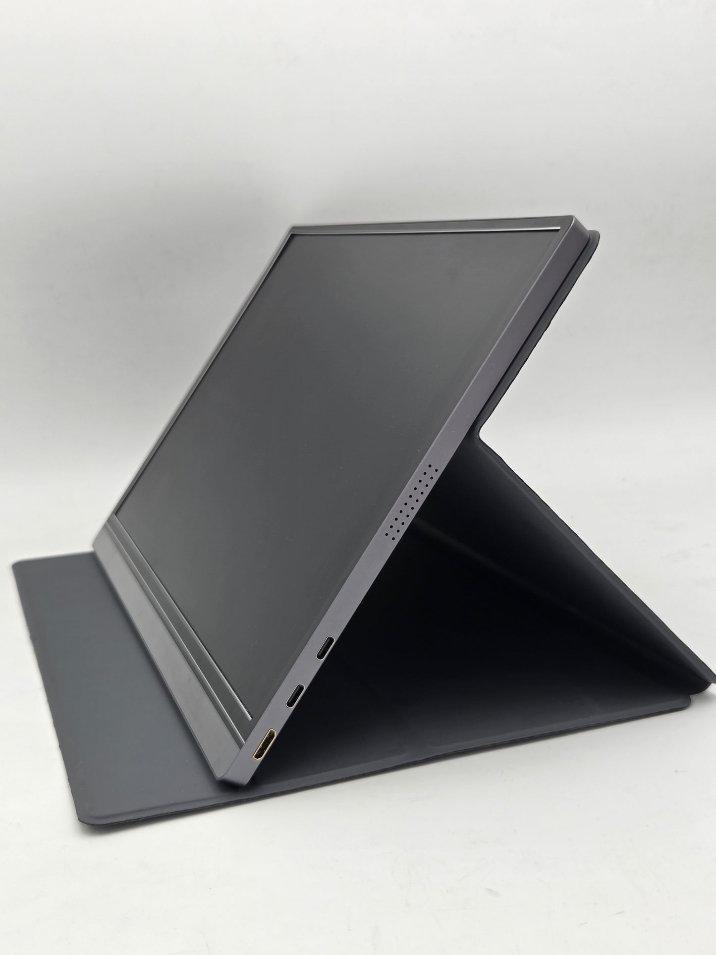 Portable Monitor | USB-C & Mini-HDMI | Travel-Ready Monitor with Smart Stand