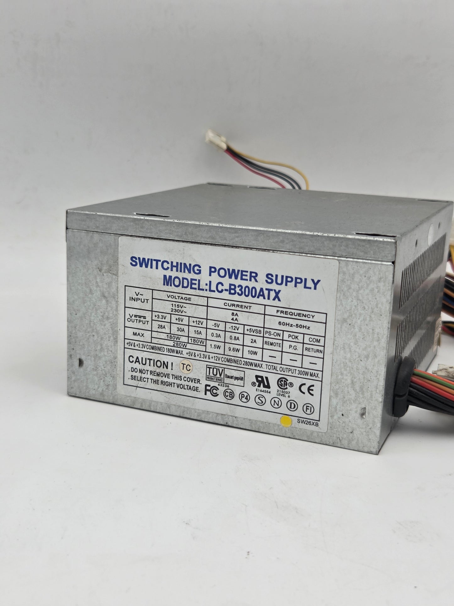 LC-B300ATX 300W ATX Switching Power Supply | Desktop PC Replacement PSU