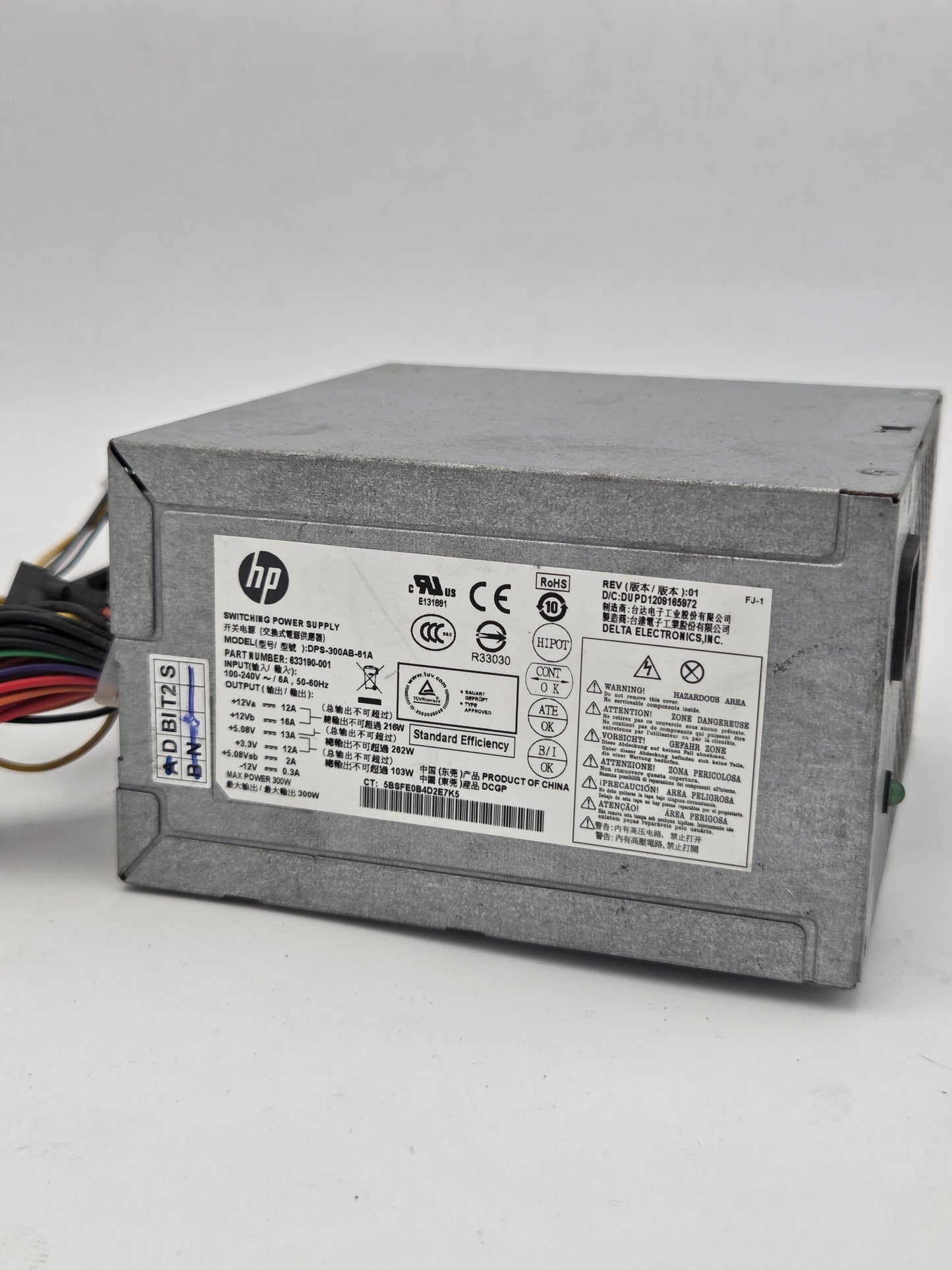 Genuine HP 300W Switching Power Supply Unit (PSU) | Model DPS-300AB-81A | Desktop PC Replacement 24 pin