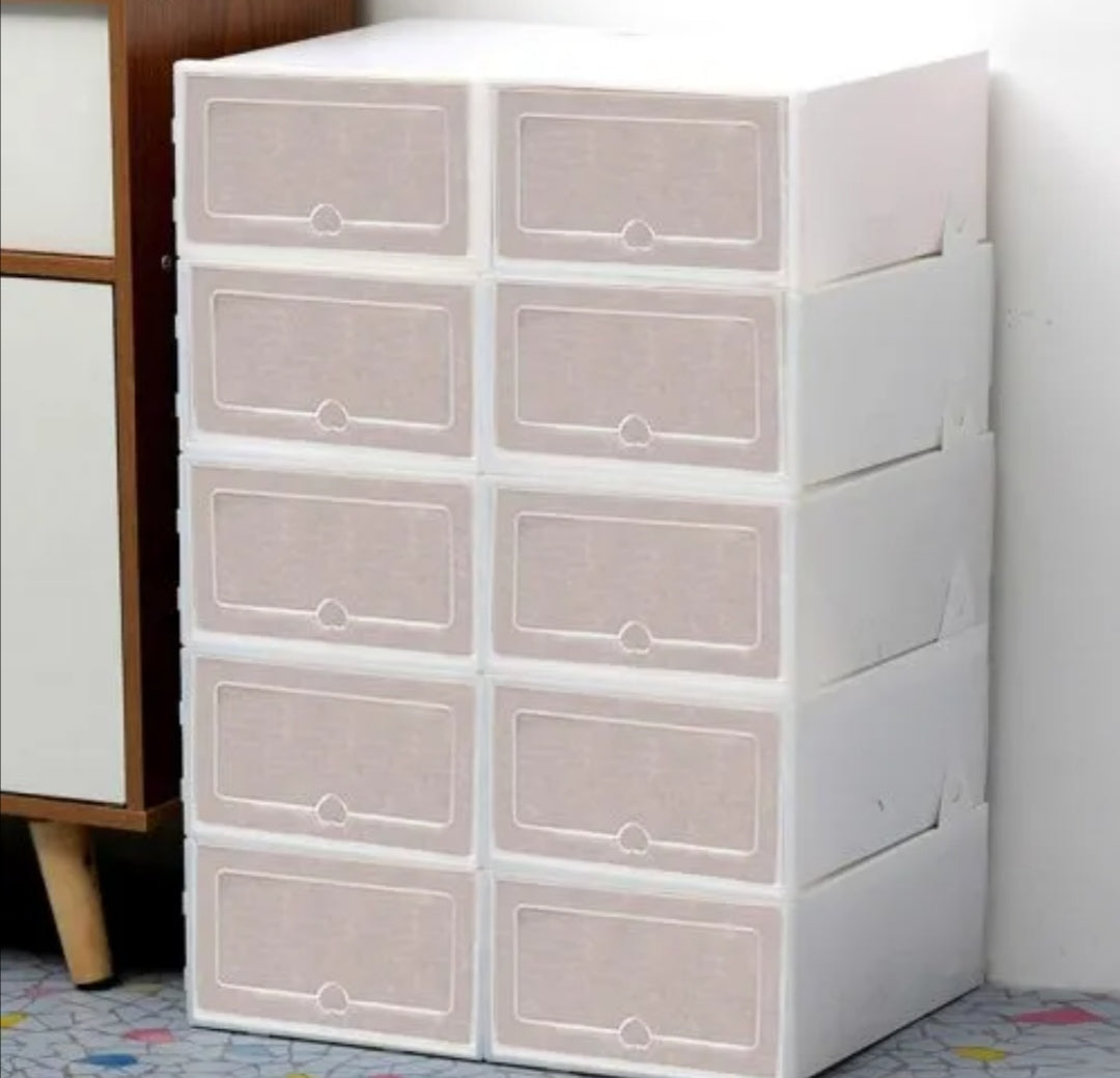 Shoe Storage Boxes (6 Piece )