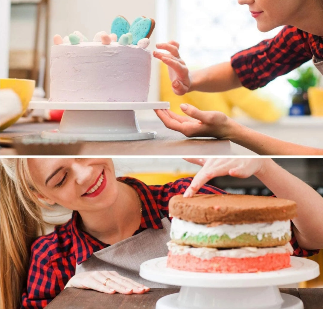 6 Piece Cake Turntable And Accessories