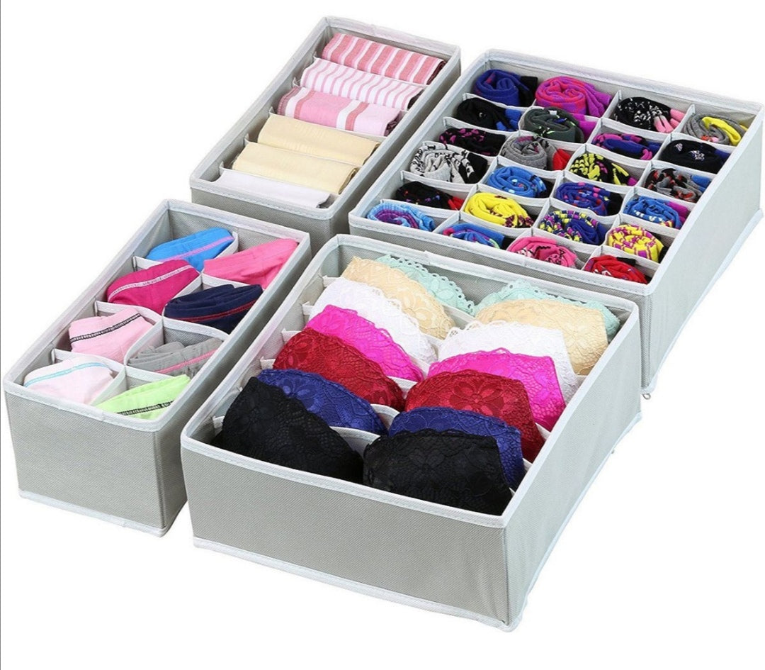 Underwear Drawer Organizer (Set of 4)