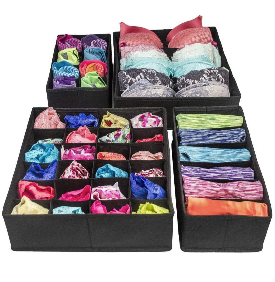 Underwear Drawer Organizer (Set of 4)