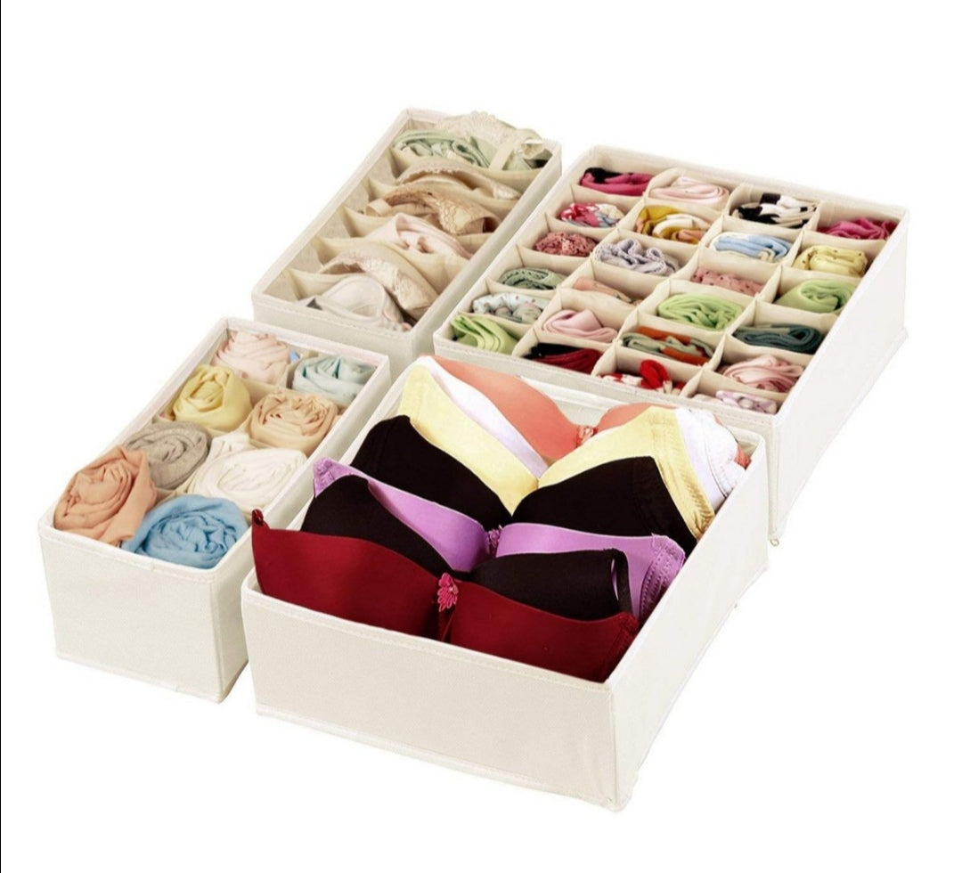 Underwear Drawer Organizer (Set of 4)