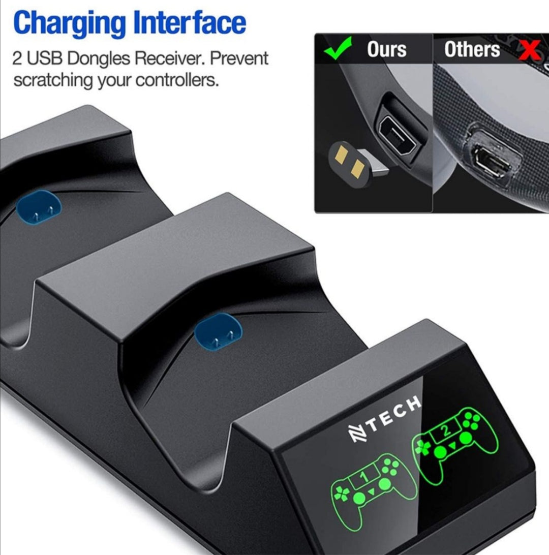PS4 Dual Controller Wireless Charging Dock