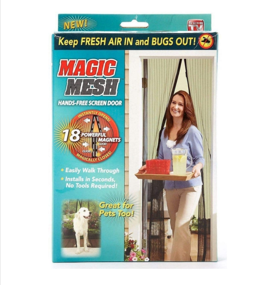 Magnetic Mesh Screen Door